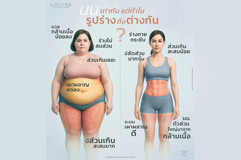 ความจริงของ  น้ำหนักตัว