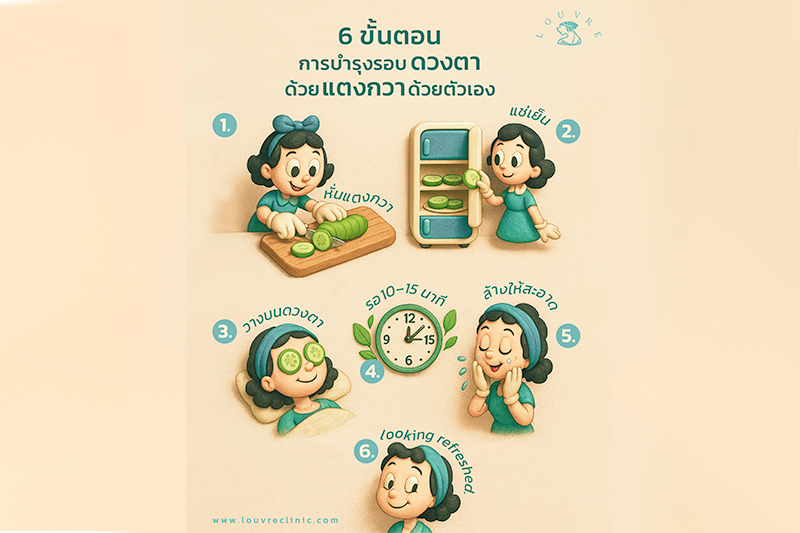 ขั้นตอนง่ายๆ บำรุงรอบดวงตาด้วย 